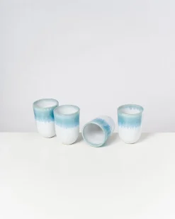 Motel a Miio Alcachofra - Set Of 4 Cups Big Greenblue green Blue Best