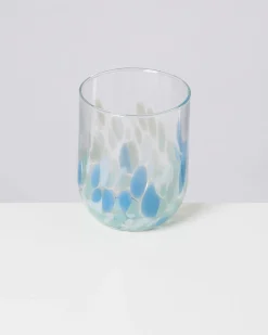 Motel a Miio Alegria - Glass Large drops blue white New