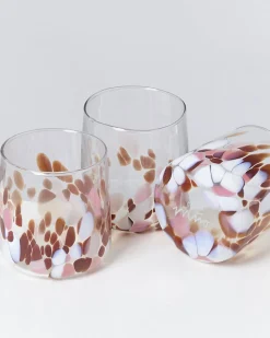 Motel a Miio Alegria - Glass Small Big Drops Amber Pink drops bernstein rosa Best