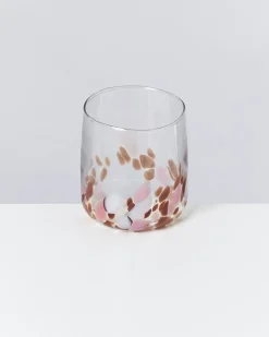 Motel a Miio Alegria - Glass Small Big Drops Amber Pink drops bernstein rosa Best