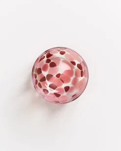 Motel a Miio Alegria Set Of 6 Glass Large drops amber pink Discount