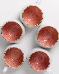 Motel a Miio Areia - Mug Big With Gold Rim pink Discount