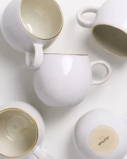 Motel a Miio Areia - Mug Big With Gold Rim sand New