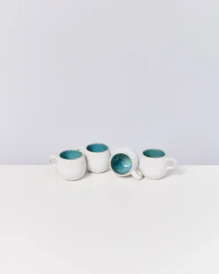 Motel a Miio Areia - Set Of 4 Espressomugs aqua Best Sale
