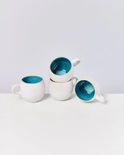Motel a Miio Areia - Set Of 4 Mugs Big aqua Shop