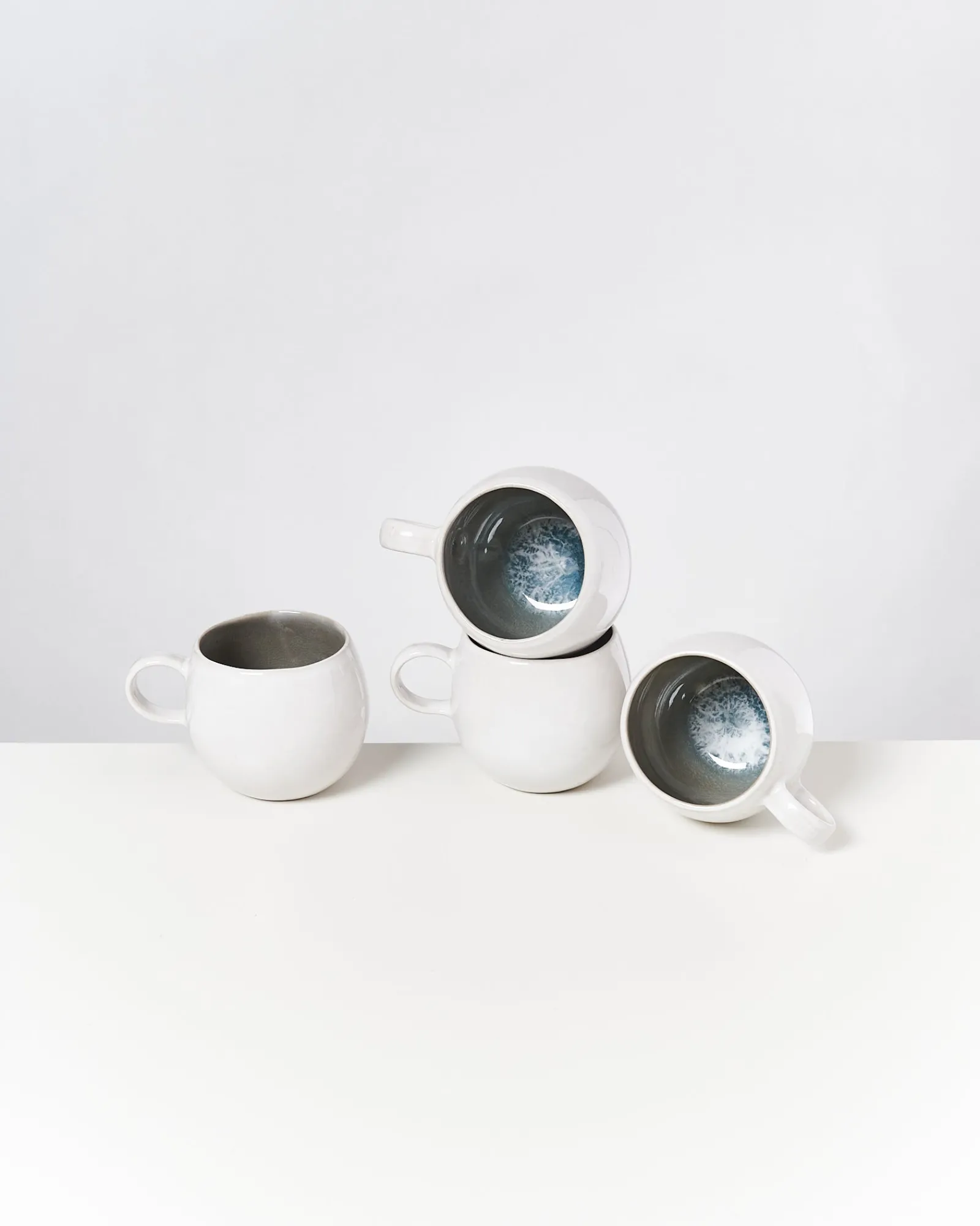 Motel a Miio Areia - Set Of 4 Mugs Big Grey Gray Best