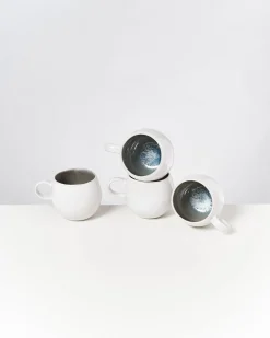 Motel a Miio Areia - Set Of 4 Mugs Big Grey Gray Best