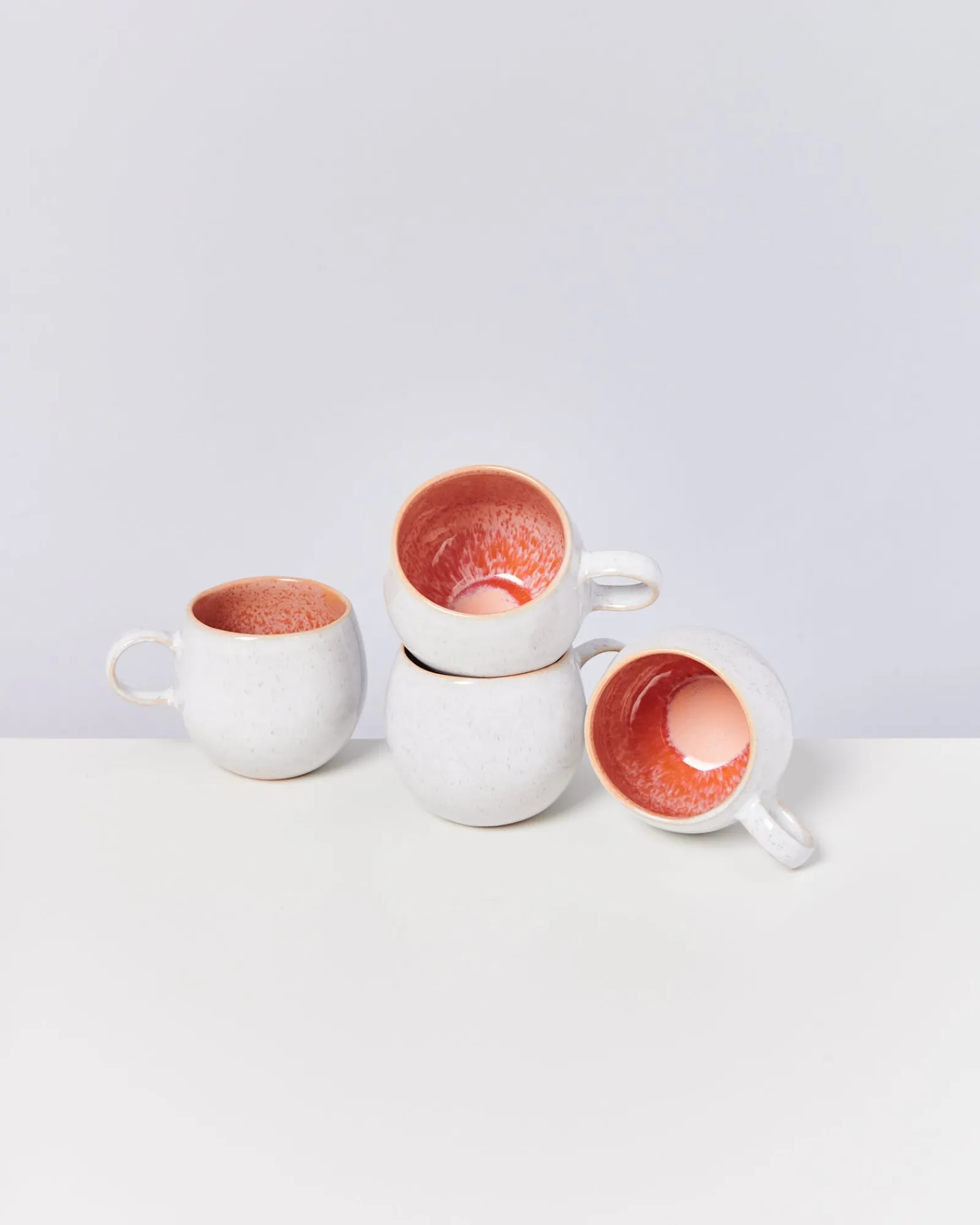 Motel a Miio Areia - Set Of 4 Mugs Big pink New