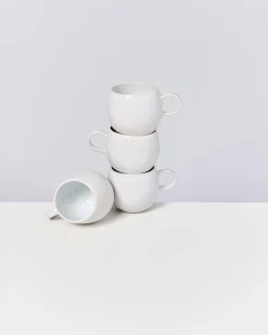 Motel a Miio Areia - Set Of 4 Mugs Big white Cheap
