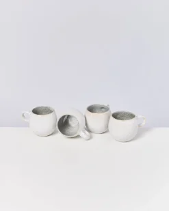 Motel a Miio Areia - Set Of 4 Mugs Small Grey Gray Discount