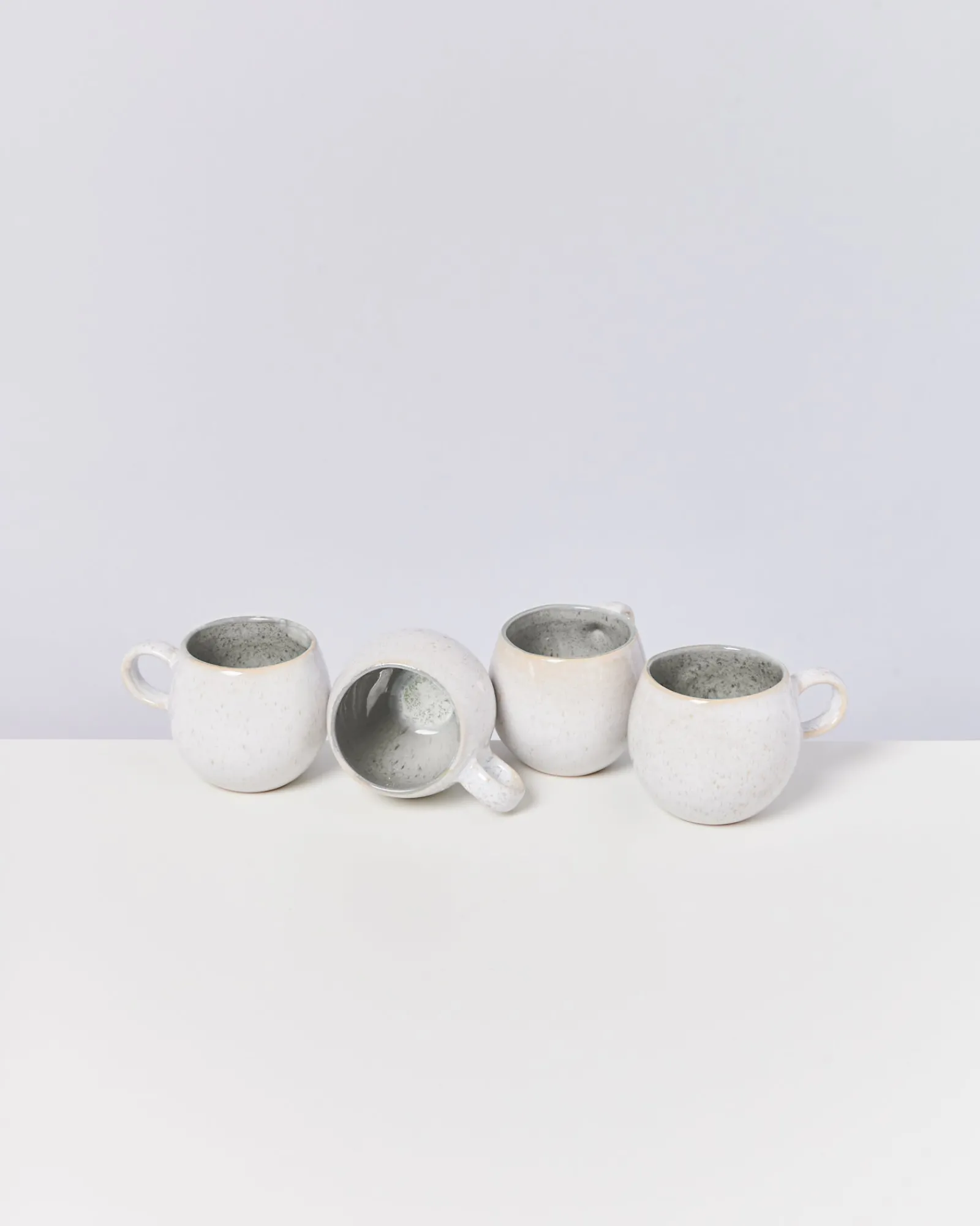 Motel a Miio Areia - Set Of 4 Mugs Small Grey Gray Discount