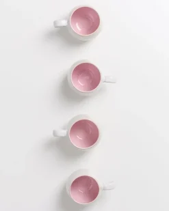 Motel a Miio Areia - Set Of 4 Mugs Small rose Outlet