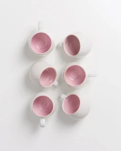 Motel a Miio Areia - Set Of 6 Mugs Small rose Fashion