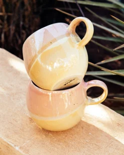 Motel a Miio Bica - Mug Big Pink / Cream pink cream Best