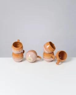 Motel a Miio Bica 6er Set Tasse Klein orange Hot