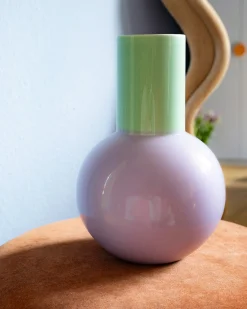 Motel a Miio Bola Vase L - Lilac Green pastel mint purple Discount