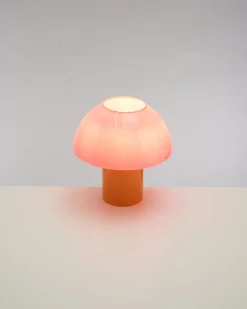 Motel a Miio Cogumelo - Glass Lamp Pink Yellow rosa gelb Sale