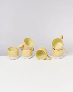 Motel a Miio Coimbra - Set Of 6 Mugs Big Yellow gelb Fashion
