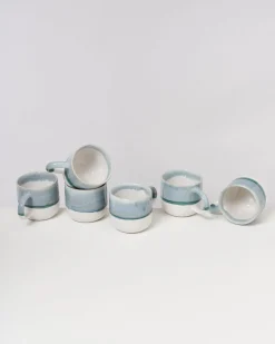 Motel a Miio Coimbra - Set Of 6 Mugs Big greyblue Cheap