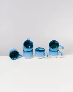 Motel a Miio Coimbra - Set Of 6 Mugs Small turquoise Outlet