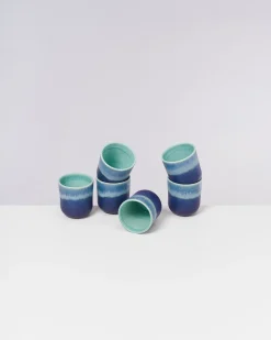 Motel a Miio Copa Alto - Set Of 6 Cups Small Turquoise türkis Hot