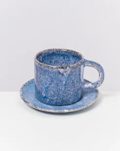 Motel a Miio Cordoama - Saucer Blue Speckled blau gesprenkelt New
