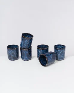 Motel a Miio Cordoama - Set Of 6 Cups Small dark blue Best