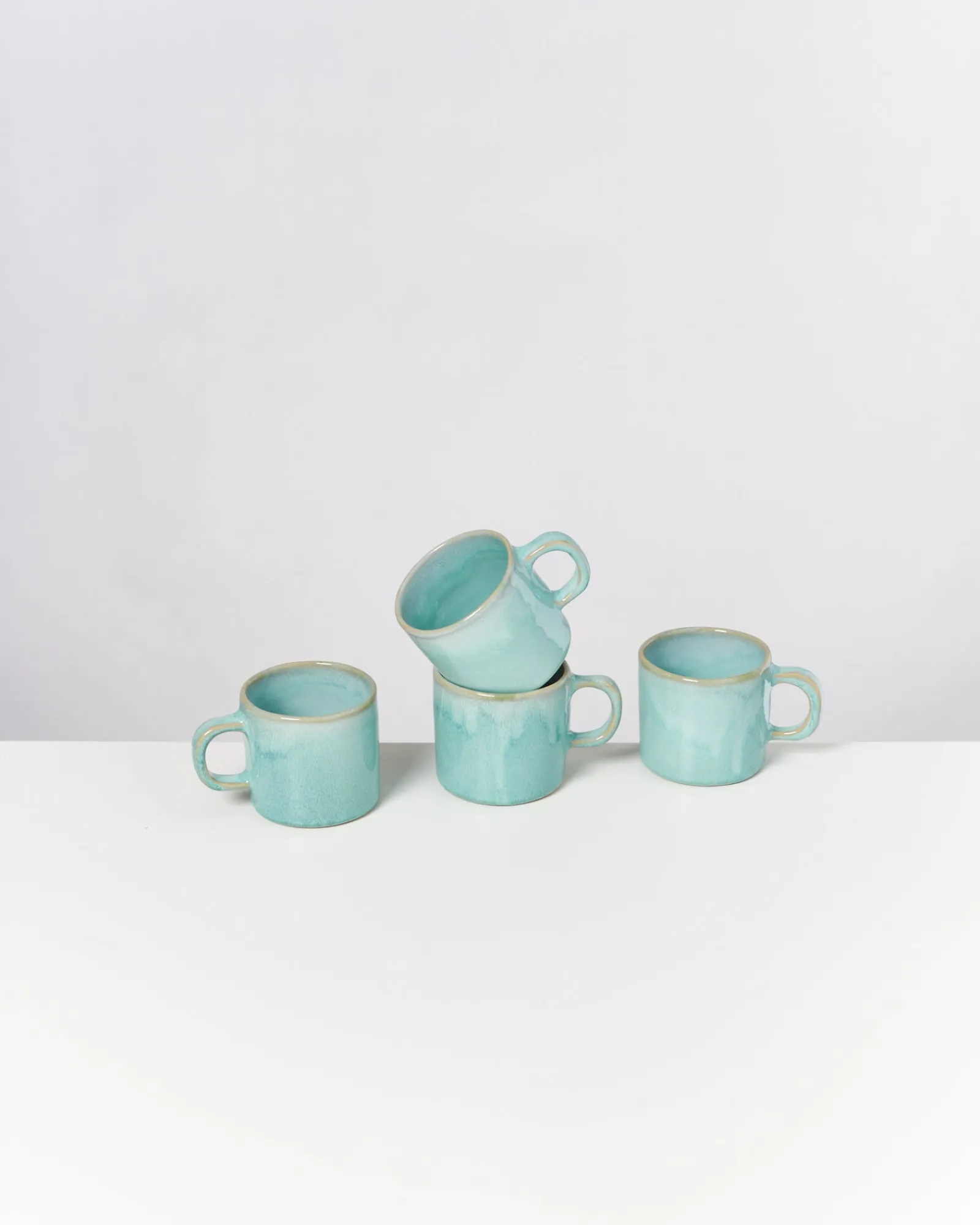 Motel a Miio Cordoama - Set Of 4 Mugs Small mint New