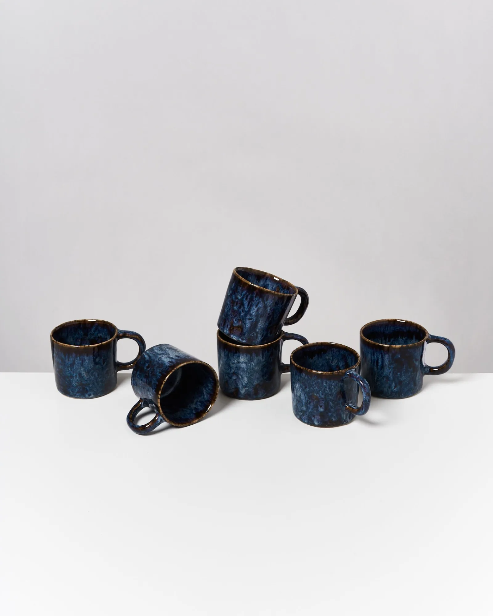 Motel a Miio Cordoama - Set Of 6 Mugs Small Darkblue dark blue Discount