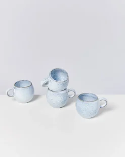 Motel a Miio Frio - Set Of 4- Mugs Small blau weiß Sale