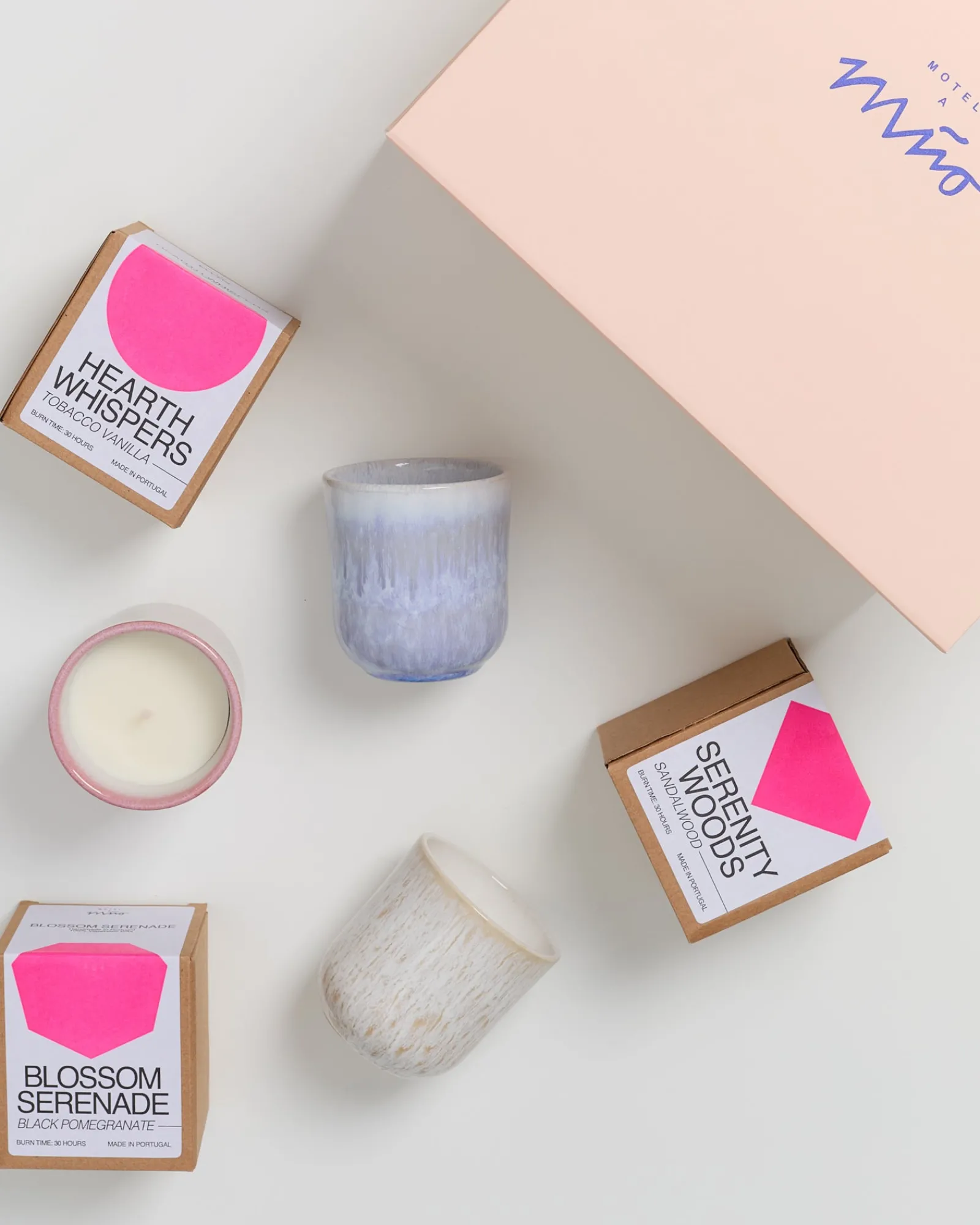 Motel a Miio Gift Set - Copa Alto Scented Candles Clearance