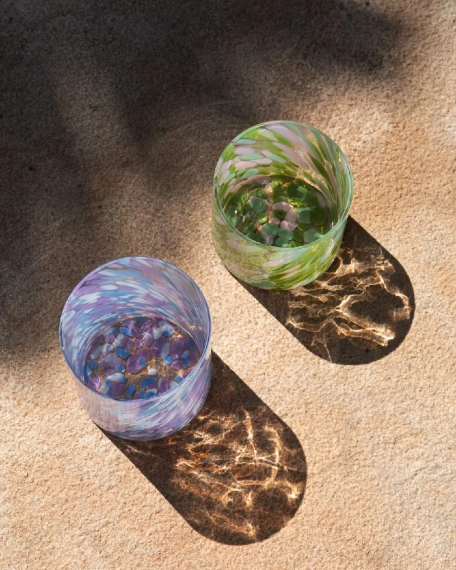 Motel a Miio Joia - Glass Large Drops blue lilac Best