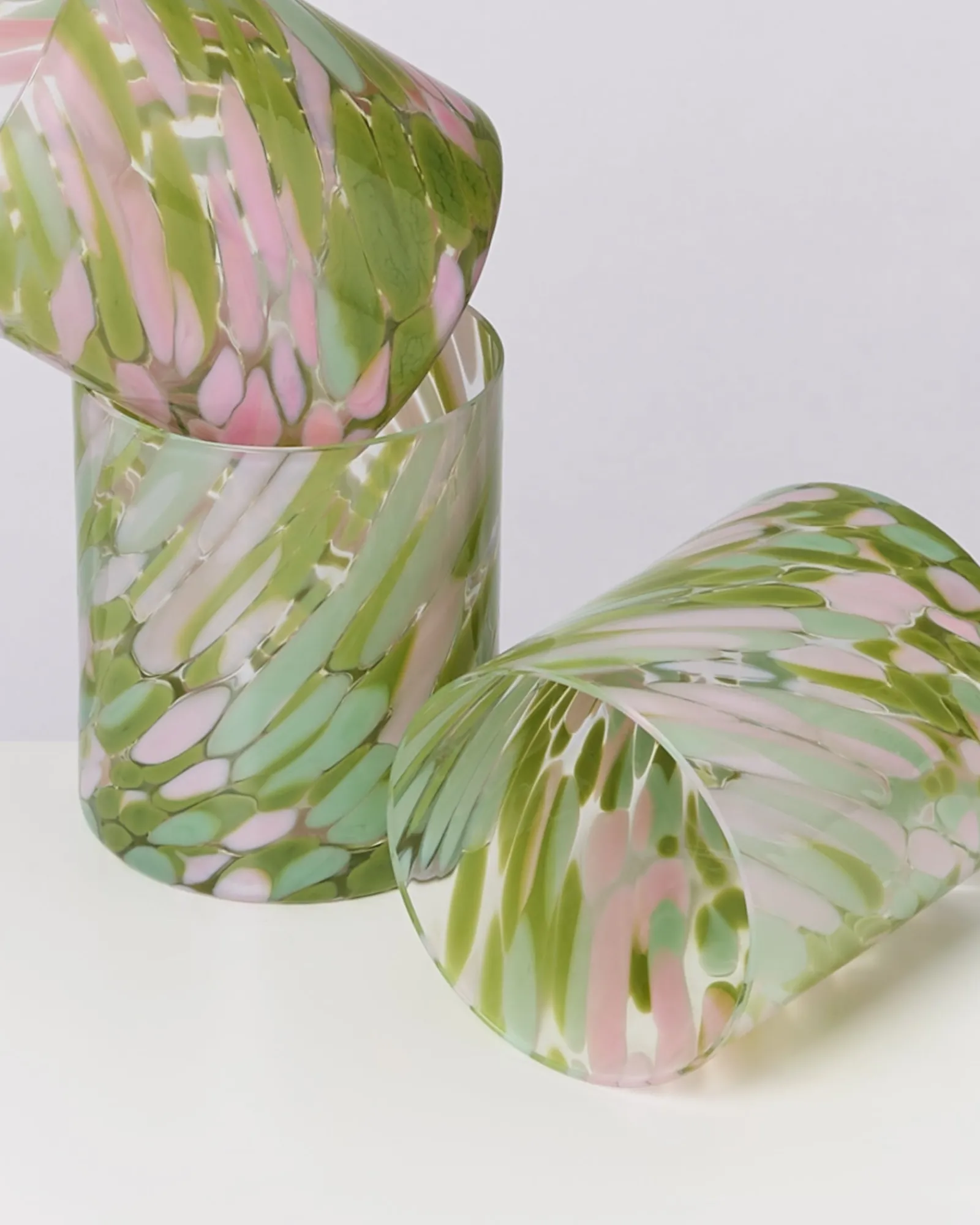 Motel a Miio Joia - Glass Large Drops green pink Shop