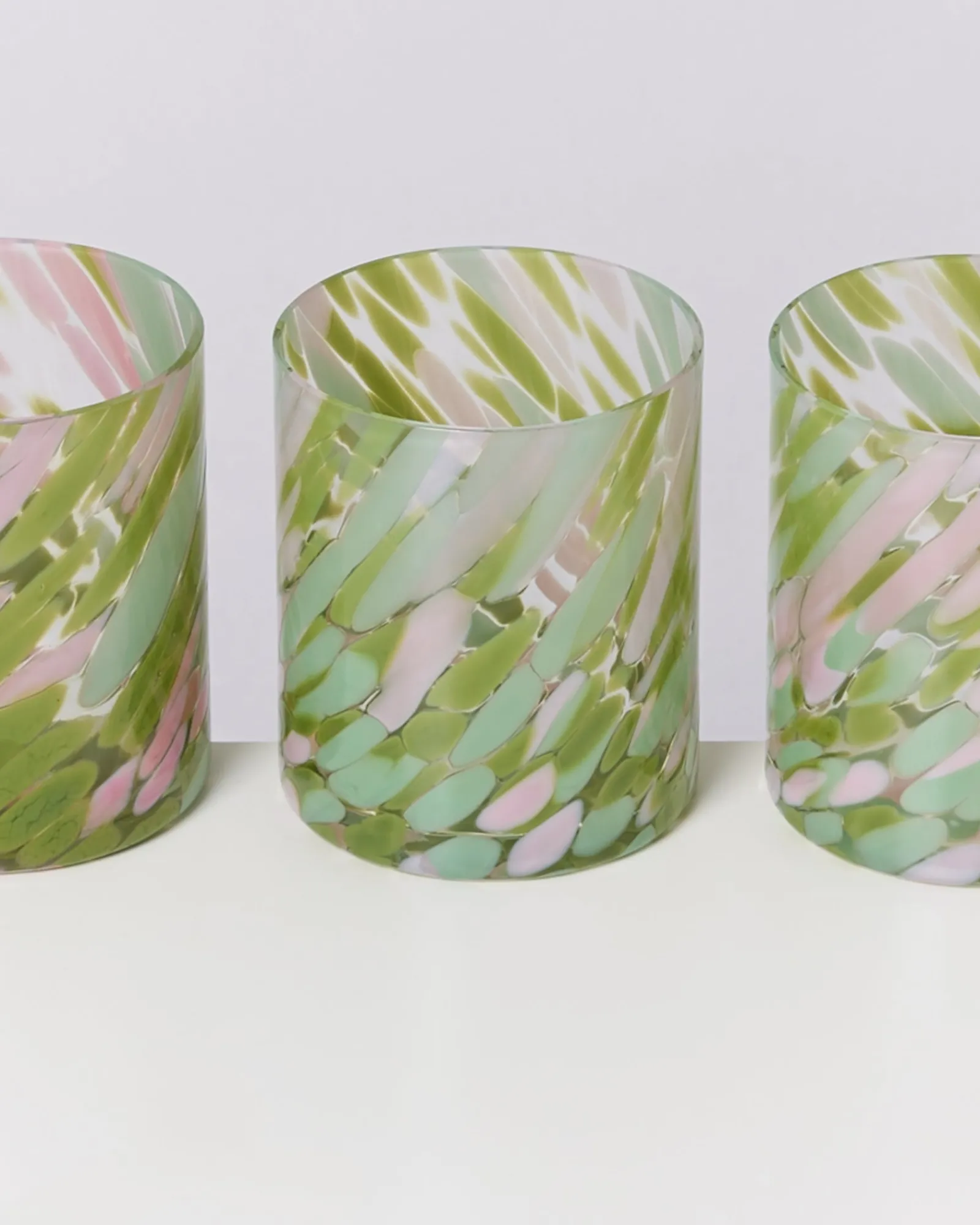 Motel a Miio Joia - Glass Large Drops green pink Shop