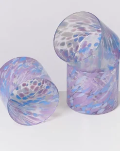 Motel a Miio Joia - Glass Small Drops Blue Lilac blau lila Clearance