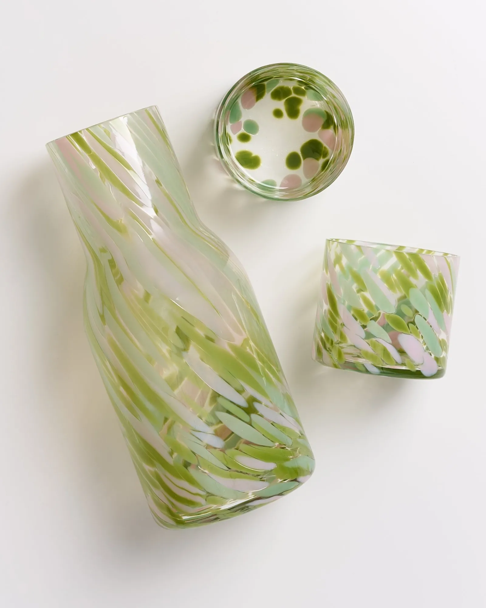 Motel a Miio Joia - Glass Small Drops Green Pink grün rosa Cheap