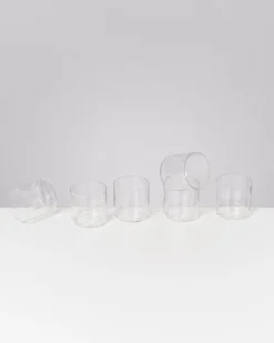 Motel a Miio Joia - Set Of 6 Glasses Flower Classic transparent New