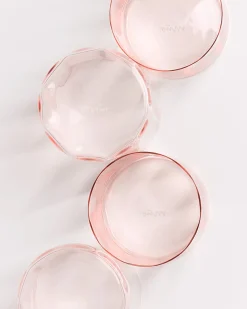 Motel a Miio Joia - Set Of 4 Glasses Flower pink opal Hot