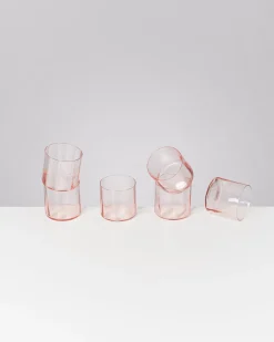 Motel a Miio Joia - Set Of 6 Glasses Flower pink opal Best