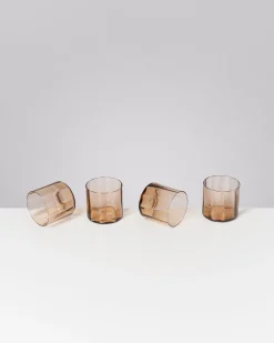 Motel a Miio Joia - Set Of 4 Glasses Flower bronze Outlet