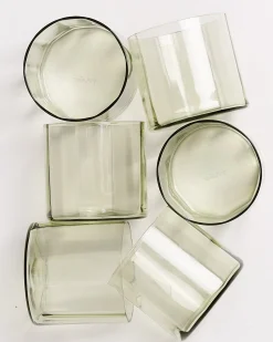 Motel a Miio Joia - Set Of 6 Glasses Flower Emerald smaragd Discount