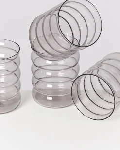 Motel a Miio Joia - Set Of 4 Glasses Large Bubble e amethist New