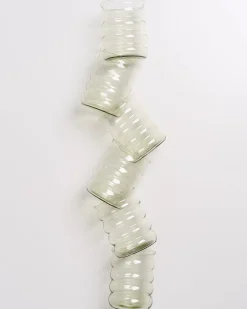 Motel a Miio Joia - Set Of 6 Glasses Large Bubble Emerald smaragd Outlet