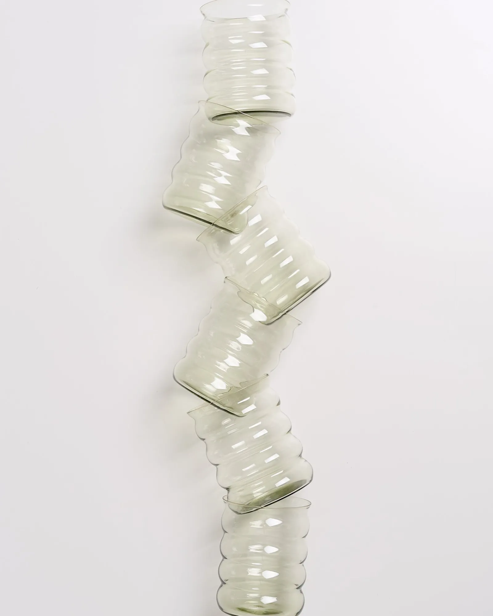 Motel a Miio Joia - Set Of 6 Glasses Large Bubble Emerald smaragd Outlet