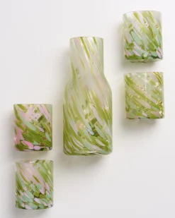 Motel a Miio Joia Drops - Set Of 5 Pieces Big Green Pink grün rosa Best Sale