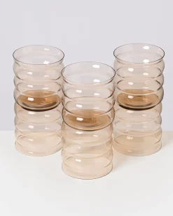 Motel a Miio Joia 6er Set Glas Bubble bronze Clearance