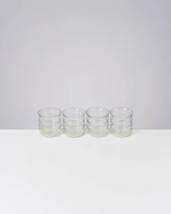 Motel a Miio Joia 4er Set Glas Bubble smaragd Discount