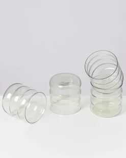 Motel a Miio Joia 4er Set Glas Bubble smaragd Discount