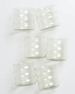 Motel a Miio Joia 6er Set Glas Bubble smaragd Discount