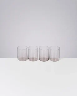 Motel a Miio Joia 4er Set Glas Groß amethist Fashion